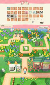 I Ve Expanded My Dirt Path Pattern Set To Include Single Space Paths Looks Great On Its O Animal Crossing Game Animal Crossing Design Ideas Animal Crossing Qr