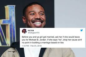 19 Hilarious Tweets About Michael B Jordan That Are Relatable Af Micheal B Jordan Michael Michael B Jordan