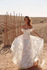 Off The Shoulder Lace Wedding Gown With Lace Detail Madi Lane Bridal Gown In 2020 Wedding Gowns Lace Wedding Dresses Lace Wedding Dresses