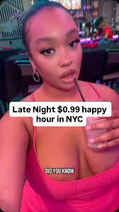 Just exposed the best happy hour deal in NYC, you’re welcome 💋 this  restaurant is iconic for $.99 drinks (cheap happy hour) and the fact that  it’s a late night happy hour ending at 8 PM! @lolalolany
