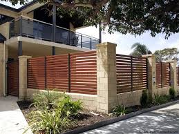 Susunan batu alam pada dinding pagar akan. 50 Contoh Pagar Rumah Minimalis Modern Model Dan Gambar Desain
