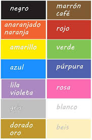 Pin By Chalynda Jackson On Let S Learn Spanish Spanish Colors Learning Spanish For Kids Spanish Basics