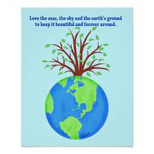 Love And Save The Earth Forever Environment Art Poster Zazzle Com In 2021 Environmental Art Save Earth Posters Save Earth