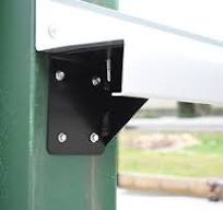 Metal Purlin Cleat Bracket Heavy Duty 100mm x 120mm Building Barn Cladding  Sheet | eBay