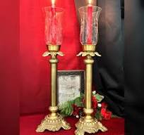 Las mejores ofertas en Candelabros barroco/rococó Latón y ...
