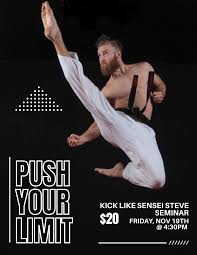 Sensei Steve Horst is having a...