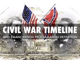 Summary and definition of the emancipation proclamation definition and summary: Civil War Timeline By Nathan Matous