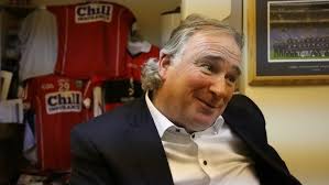 Tomas Mulcahy speaking with Dr Con Murphy