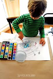Are you looking for some interesting painting activities for kids that will capture your child's imagination, while helping him hone his artistic skills? Watercolor Painting For Kids Days With Grey