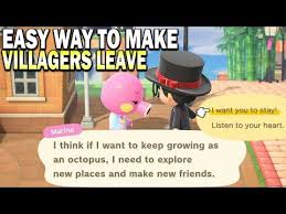 How I Get Villagers To Move Out With A Super Easy Method In Animal Crossing New Horizons Yout Animal Crossing Animal Crossing Funny Animal Crossing Villagers