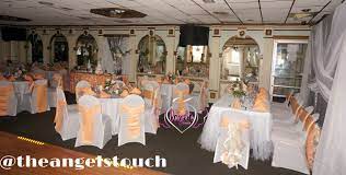 A Beautiful Peach And Silver Wedding Peach Silver Wedding Decor Decor Silver Wedding Table Decorations