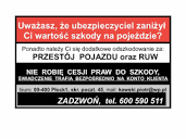 Dochodzę odszkodowań, tel. 600 590 511 -