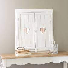 Specchio Finestra Con Cuori In Legno Specchi Idee Per La Casa Finestra