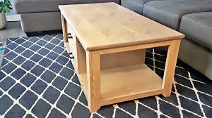 Sauder 420275 north avenue rectangle coffee table with open storage. Diy Coffee Table With Storage 9 Steps With Pictures Instructables
