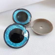 Big Size 50mm Clear Plastic Safety Trapezoid Shape Toy Eyes Washer Light Blue Nonwovens For Plush Doll Accessories In D Plush Dolls Doll Accessories Shapes