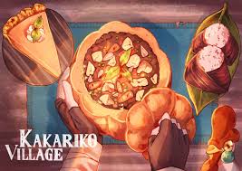 Meals Put Together Based On Villages And Towns I N Breath Of The Wild I Have Plans To Sell These As Small A6 Pr Legend Of Zelda Breath Zelda Breath Zelda Art