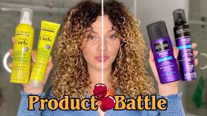 Women with curly hair can certainly pull off any look under the sun, be it boho, ethnic, formal, or fun. Drugstore Humidity Proof Curly Hair Product Battle Review John Frieda Vs Marc Anthony Youtube