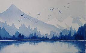 Monochrome Painting Monochromatic Art