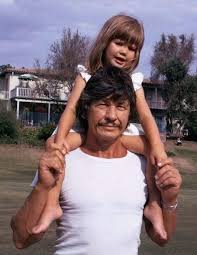 Movie - Charles Bronson with his daughter Zuleika Bronson❤️ Charles Bronson,  the legendary actor known for his tough-guy roles in films like Death Wish  and The Magnificent Seven, had a softer, more