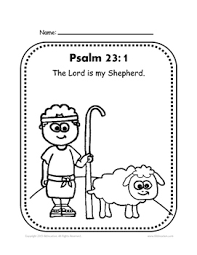 Perfect for sunday school age children or adults, this coloring page depicts the entire included are three sizes: Psalm 23 1 Coloring Sheet By Biblecation By Biblecation Tpt