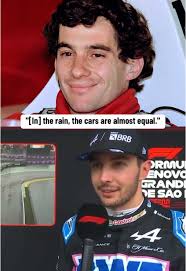 #EstebanOcon payed homage to Aryton Senna after winning the Brazilian GP in  the rain 🙌 #F1 #Formula1