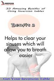 Check Out Us Out Inversiontabledepot Com Dont Wait Around Get A Inversion Table Now Helping To Clear Your Sinus Inversion Therapy Inversions Inversion Table