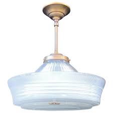 Pair Of Holophane Pendant Textured Glass Bronze Light Fixtures Chandeliers For Sale At 1stdibs