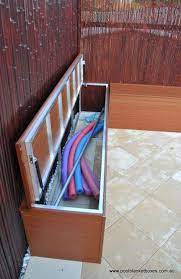 Although a rinse before putting it away is a good idea, when you take it back out the box, it is a good idea to. Trendy Backyard Pool Hacks Ideas Pool Toy Storage Pool Storage Box Pool Storage