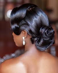 Use a detailed headband to smooth hair back from the face. 39 Black Women Wedding Hairstyles That Full Of Style