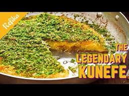 The Legendary Kunefe Recipe Easily Applicable Technique With Many Tricks To Maximize Its Taste Youtube Recipes Food And Drink Mediterranean Desserts