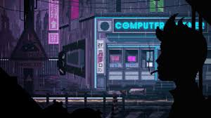 Other Funny Gifs Http Gif Tv Tumblr Com And Funny Youtube Video Https Www Youtube Com Watch V Qqkw5m0i Qc Pixel Art Pixel Animation Cyberpunk City
