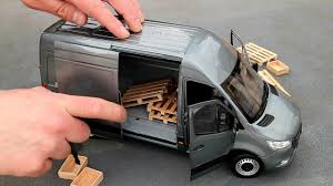 1 18 Mercedes Benz Sprinter Panel Van 2018 Norev Unboxing Youtube Benz Sprinter Mercedes Benz Sprinter
