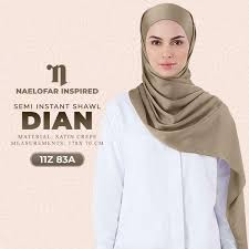 Thank you for watching :) please like and subscribe. Dian Semi Instant By Naelofar Hijab Satin Crepe Women S Fashion Muslimah Fashion Hijabs On Carousell