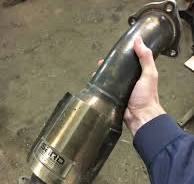 Sard катализатор вместо JIC downpipe (и привет передувы ...