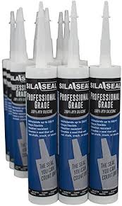 Clear Professional Grade Silicone Sealant | Case of 12 | SILA-SEAL™