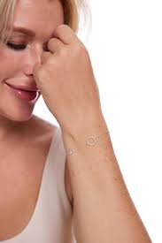 Braccialetto a cerchio delicato in argento sterling, bracciale minimalista  con zirconi cubici, gioiello da donna con confezione regalo e biglietto per  lei, fidanzata, moglie