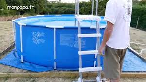 montage d une piscine tubulaire intex youtube