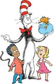 Seuss + free printable by kitchen floor crafts dr. Nick In Cat In The Hat Wait He S White In The Book Dr Seuss Art Dr Seuss Images Seuss