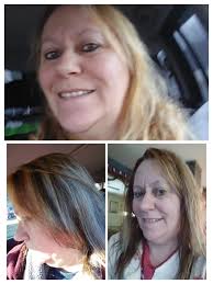 What hairstyle and color would suit a 57-year-old woman without cutting too  much hair?