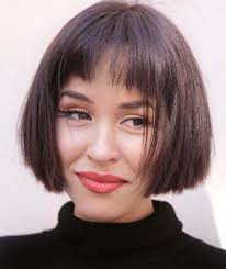 Good hair day by @tmelong. 50 New Short Hair With Bangs Ideas And Hairstyles For 2021 Hair Adviser