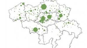 Carte drapeaux de la belgique. Un Foyer Du Coronavirus Dans Le Centre Du Hainaut Dans La Region De Mons
