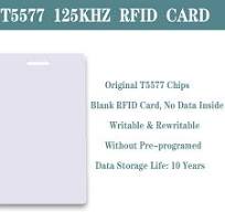 30pcs T5577 Thick Smart Cards, Contactless 125khz RFID Rewritable Proximity  Clamshell Weigand Prox Card, Compatible with 1386 1326 H10301 Format ...