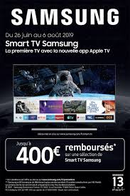 Les derniers smartphones samsung galaxy dont le nouveau s21 fe 5g sont chez orange. Offre De Remboursement Smart Tv Samsung Jusqu A 400 Rembourses