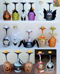 Halloween Wine Glass Candle Holders The Keeper Of The Cheerios Homemade Halloween Decorations Halloween Wine Glass Candle Holder Halloween Wine Glass