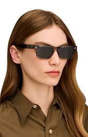 Oliver Rosson Sun Sunglasses in Olive Smoke