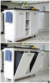 21 Diy Kitchen Decoration Ideas Live Diy Ideas Recycled Kitchen Kitchen Design Small Kitchen Trash Cans