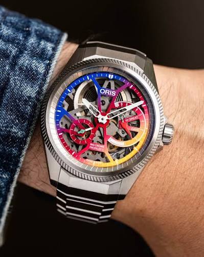 oris has introduced the new ProPilot X Gonzo Edition, the latest watch in  its collaboration with Disney's The Muppets. The 44mm grade 2 titanium watch  features a skeletonized dial with a blue,