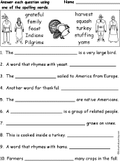 If you have any questions, i'd love to help. Thanksgiving Crafts Worksheets And Activities Enchantedlearning Com