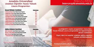 Gözler şimdi aöf tezsiz yüksek lisans kayıt işlemlerine çevrildi. Anadolu Universitesi Uzaktan Ogretim Tezsiz Yuksek Lisans Programlari Univerlist