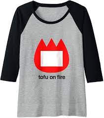 Amazon.com: Tofu on fire Raglan Baseball Tee : Clothing, Shoes & Jewelry